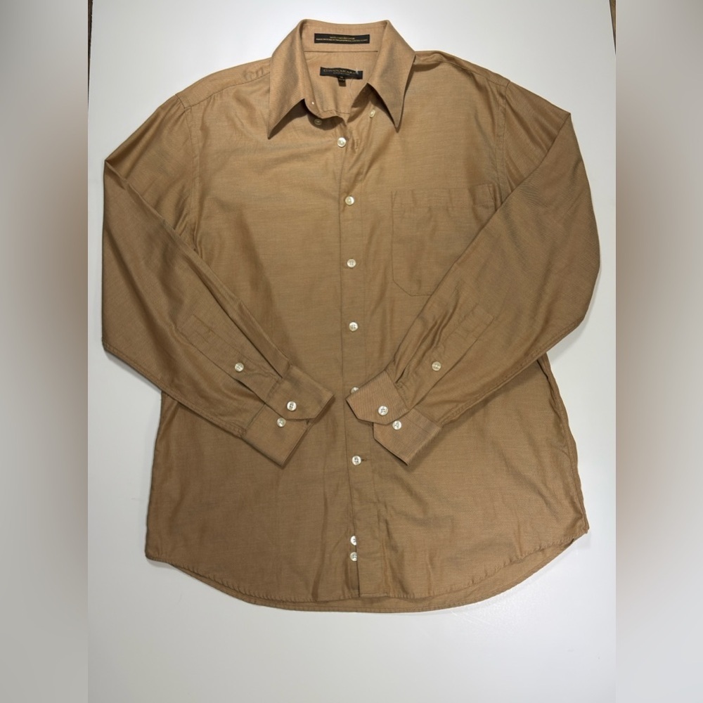 DONNA KARAN Men's Classic Tan Shirt 🤎👔
100% COTTON ✅